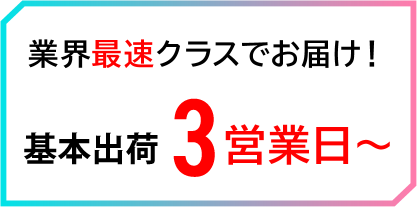 業界最速クラスを実現